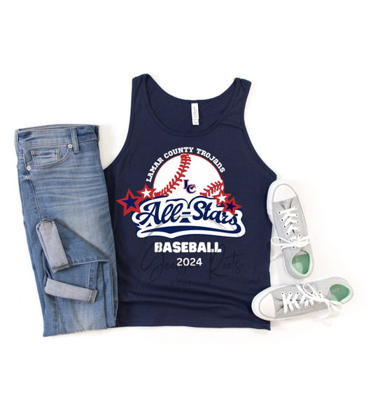 Navy All-Stars Jersey Tank